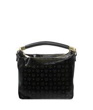 POLLINI HERITAGE COATED CANVAS bolso negro - Bolsos Mujer - 1