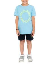 TRUSSARDI KUNIP Conjunto camiseta y bermudas azul celeste - Ch&aacute;ndales para ni&ntilde;os - 1