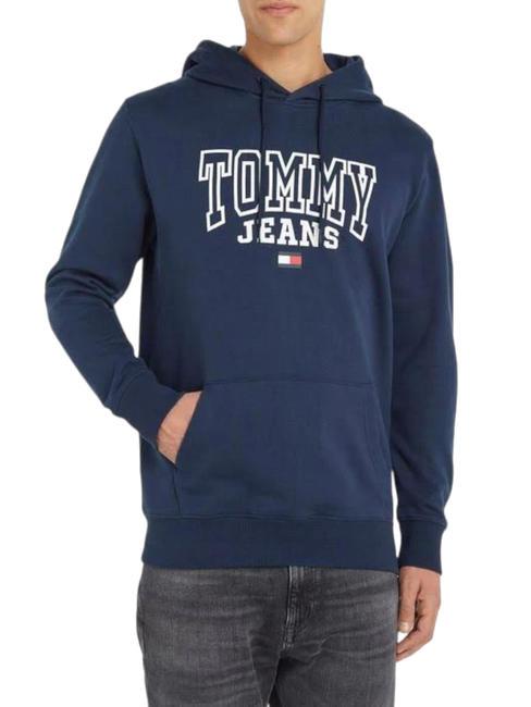 TOMMY HILFIGER TOMMY JEANS REGULAR ENTRY Sudadera con capucha, en algodón AZUL - Sudaderas
