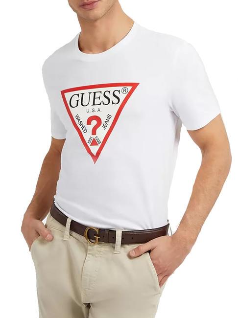 GUESS ORIGINAL camiseta con logotipo purwhite - camiseta