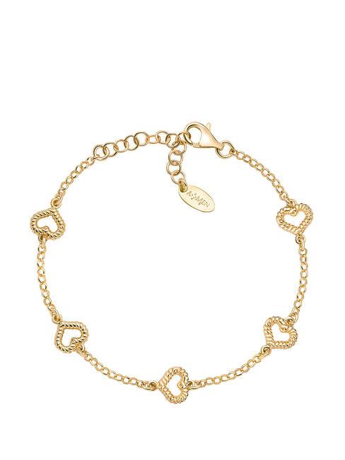 AMEN COCCOLE Pulsera corazón bañada en oro oro - Pulseras
