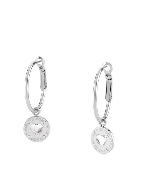 GUESS FROM GUESS WITH LOVE Pendientes SILVER - Pendientes