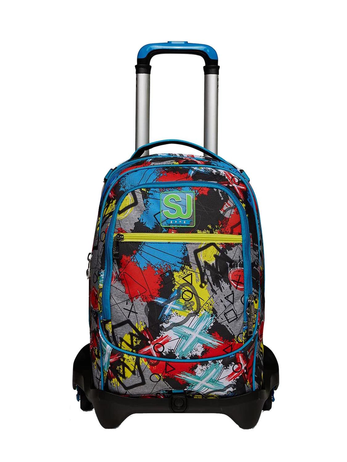 Sjgang Glitzled Boy Jack Mochila Trolley Desmontable 3 En 1, Con Ruedas  Triples Amarillo - ¡Compra A Precios De Outlet!