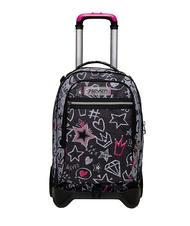 SEVEN JACK ZIPPER GLAMY Mochila Trolley Desmontable steelgray - Mochilas con ruedas - 1