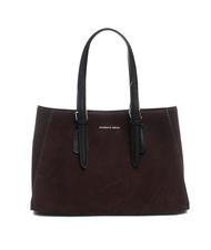 TOSCA BLU BRUGES Bolso tote grande de ante Burdeos - Bolsos Mujer - 1