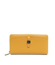 COCCINELLE DORA Cartera en piel martillada albaricoque - Carteras Mujer - 1