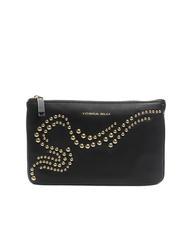 TOSCA BLU NIZZA Bandolera tres compartimentos con tachuelas negro - Bolsos Mujer - 1
