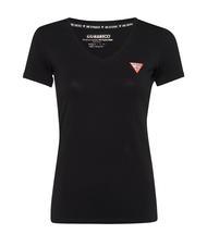 GUESS MINI TRIANGLE camiseta con cuello en V - camiseta