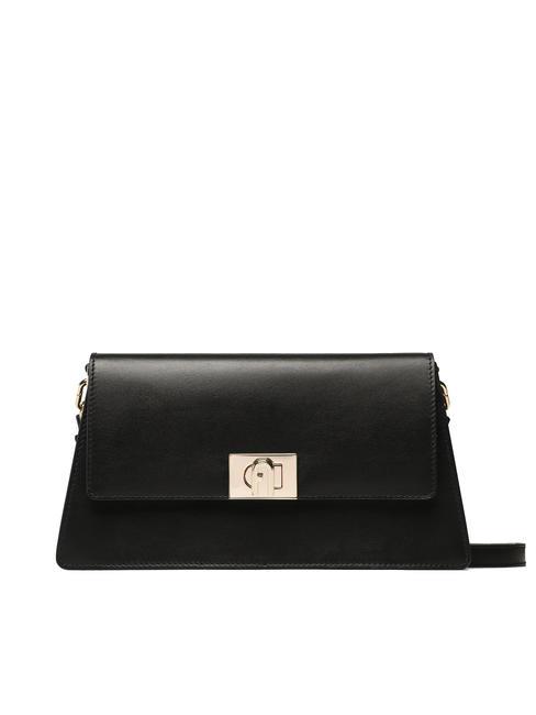 FURLA ZOE Bolso cuadro con cadena negro - Bolsos Mujer