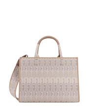 FURLA OPPORTUNITY S Bolso tote de jacquard reciclado - Bolsos Mujer