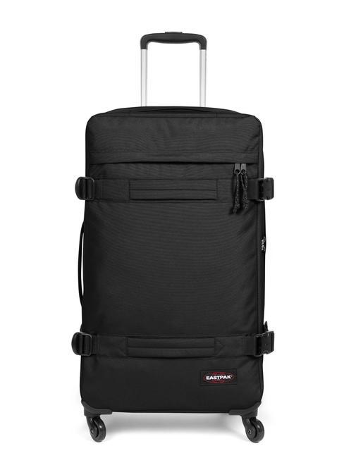 EASTPAK TRANSIT'R carro de tamaño mediano NEGRO - Trolley Semirrígidos