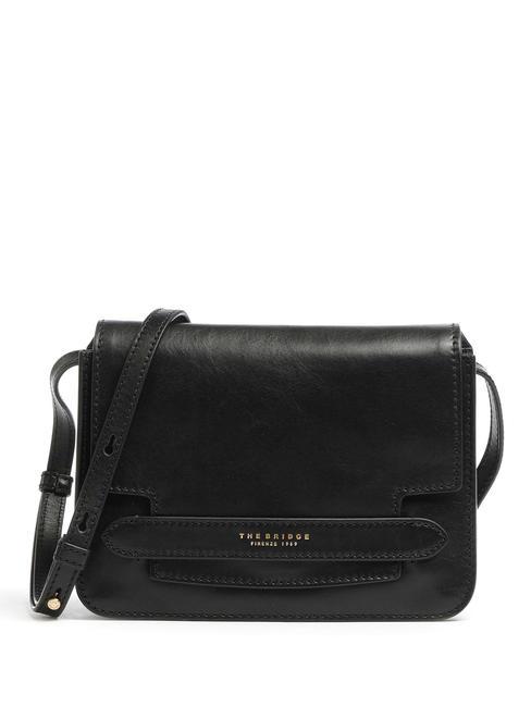 THE BRIDGE LUCREZIA Mini bolso de hombro Oro negro - Bolsos Mujer