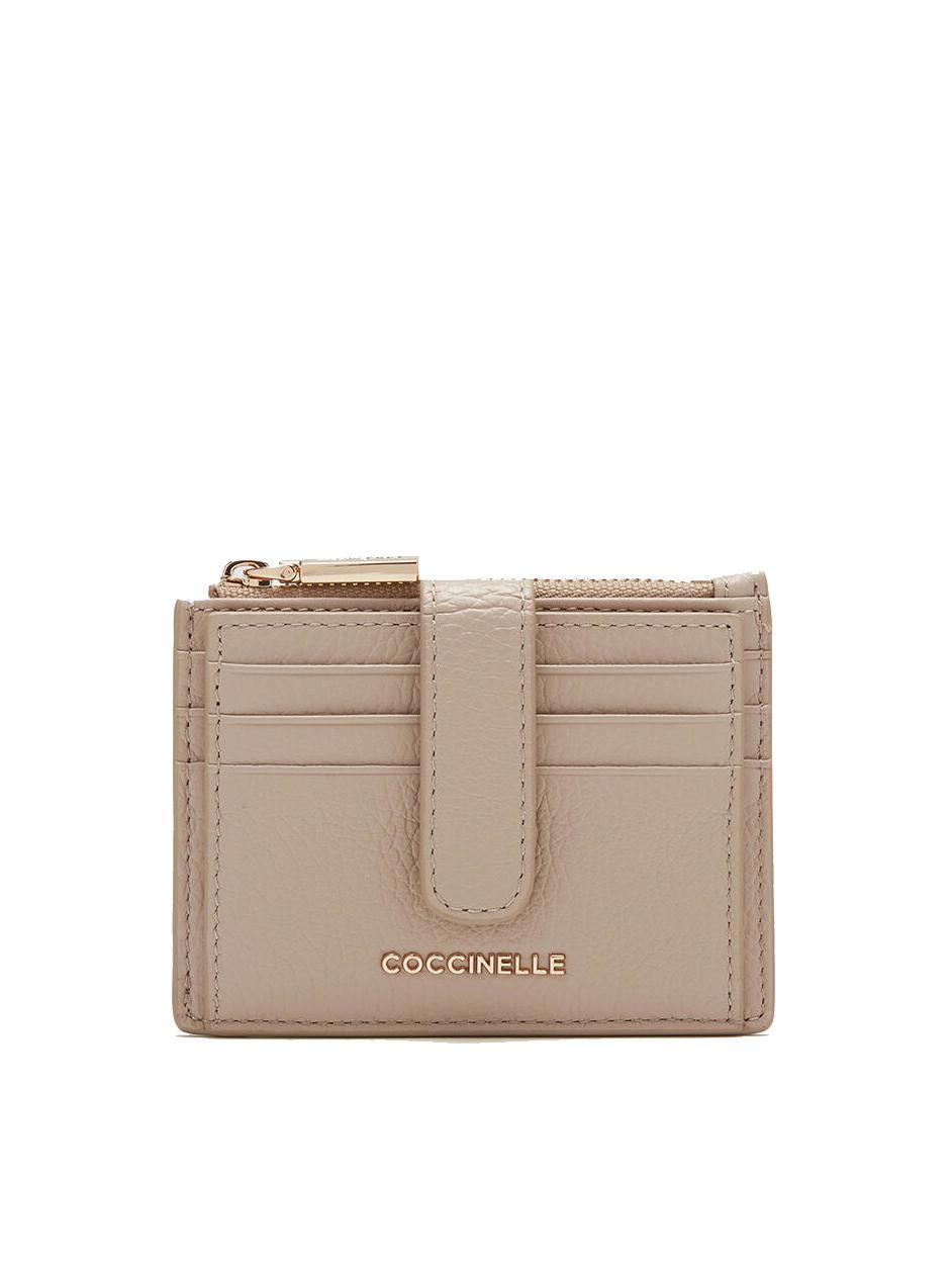 Metallic Soft Cartera Plana De Piel Con Textura Rosa Polvo - ¡Compra En Le Outlet!