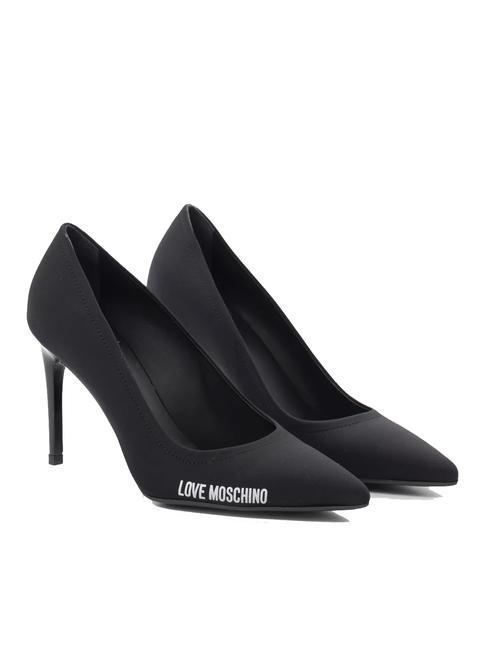 LOVE MOSCHINO SPILLO95 escote de tacón alto negro - Zapatos Mujer