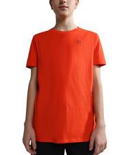 NAPAPIJRI K SALIS SS 2 Camiseta de algod&oacute;n con microbandera rojo cereza r05 - Camiseta ni&ntilde;o - 1