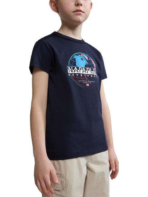 NAPAPIJRI KIDS AZOGUES Camiseta de algodón blu marine - Camiseta niño