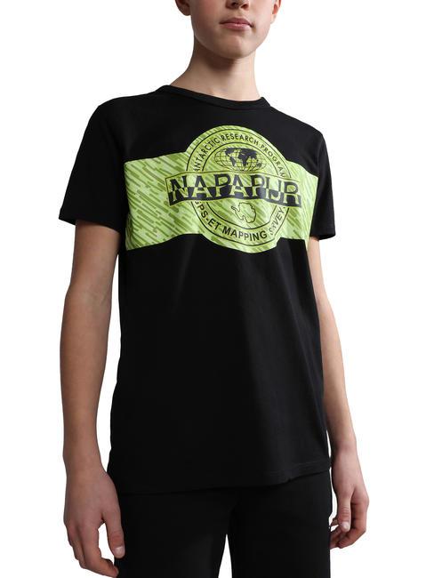 NAPAPIJRI KIDS PINZON Camiseta de algodón negro 041 - Camiseta niño