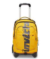INVICTA NEW PLUG LOGO Mochila trolley desmontable, 2 ruedas azafr&aacute;n - Mochilas con ruedas - 1