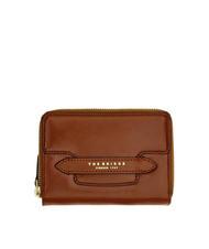 THE BRIDGE LUCREZIA Cartera compacta de piel BROWN - Carteras Mujer - 1