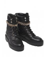 GUESS odysse stivaletto 3,7cm Botas de combate acolchadas con cadena NEGRO - Zapatos Mujer - 1