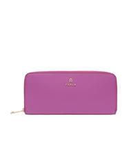 FURLA CAMELIA Cartera grande con cremallera en piel Violeta - Carteras Mujer - 1