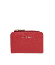 COCCINELLE METALLIC SOFT Cartera Mujer Mediana rub&iacute; - Carteras Mujer - 1