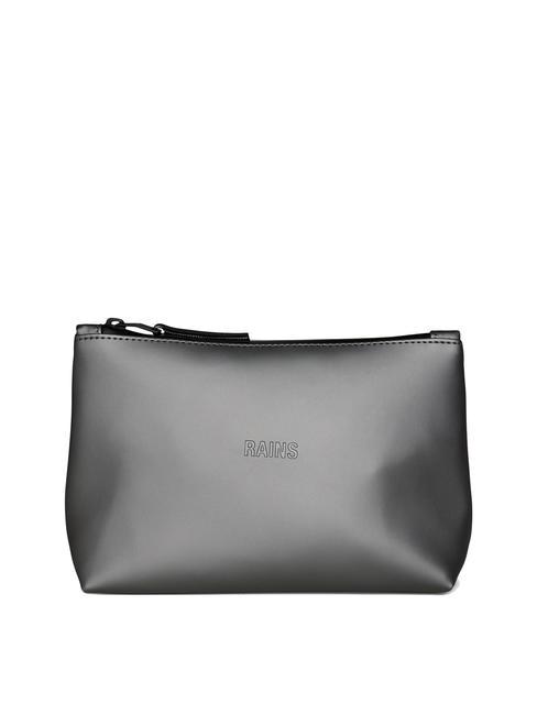RAINS COSMETIC BAG Belleza para trucos gris metalizado - Neceser