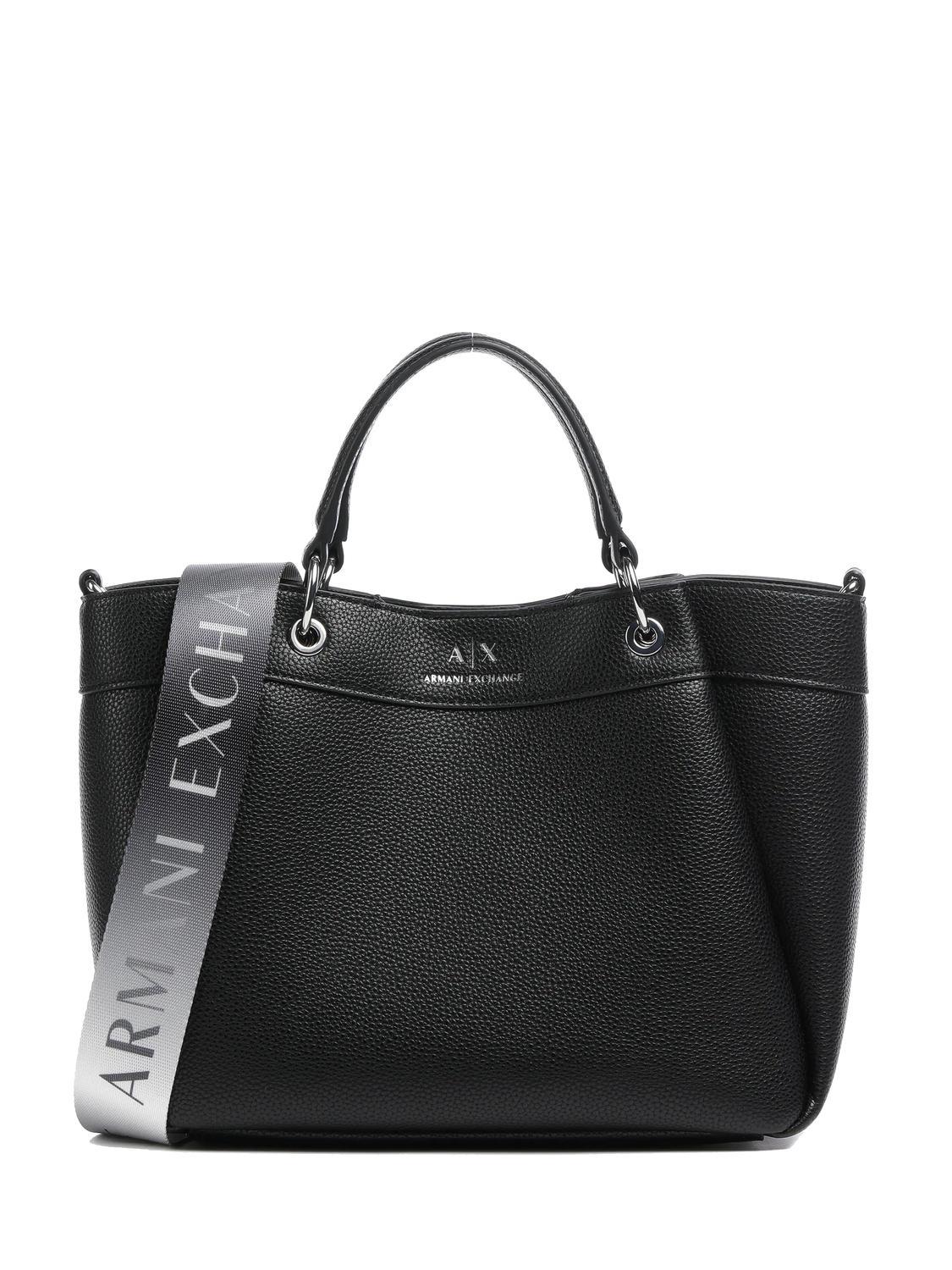 Armani Exchange A X Bolso De Mano Con Bandolera Negro Compra A Precios De Outlet
