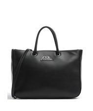 ARMANI EXCHANGE PLAQUE LOGO Bolso de mano con bandolera negro - Bolsos Mujer - 1