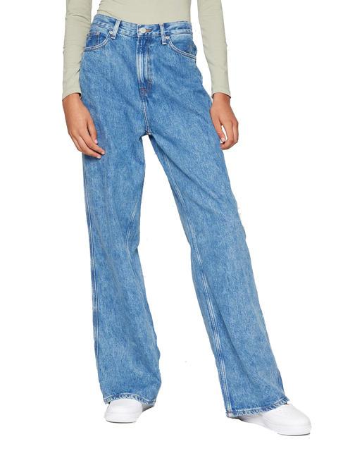 TOMMY HILFIGER TJ CLAIRE Jeans baggy tiro alto mezclilla ligera - Jeans