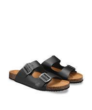 DOCKSTEPS VEGA 2286 Sandalia de piel con doble hebilla - Zapatos Hombre
