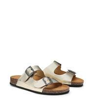 DOCKSTEPS VEGA  Sandalia en piel laminada con dos hebillas - Zapatos Mujer