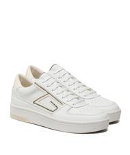 GUESS SILEA Zapatillas de piel Blanco Blanco - Zapatos Hombre - 1