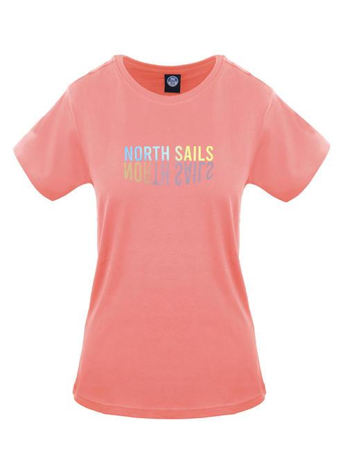 NORTH SAILS LOGO MIRROR Camiseta de algodón rosa - camiseta