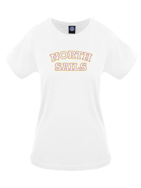 NORTH SAILS LOGO PRINT Camiseta de algodón blanco - camiseta