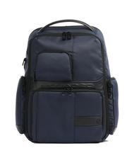 PIQUADRO WOLLEM Mochila para portátil de 15,6" en tela y piel - Mochilas para portátil