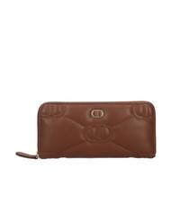 TWINSET LOGO QUILTED Cartera grande con cremallera alrededor - Carteras Mujer