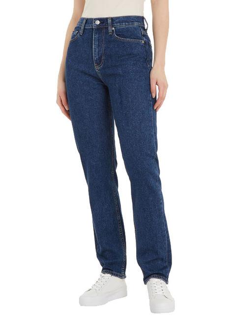 CALVIN KLEIN CKJ AUTHENTIC STRAIGHT Vaqueros ajustados mezclilla mediana - Jeans