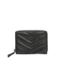 TOSCA BLU PAN CAKE Cartera peque&ntilde;a de piel con cremallera negro - Carteras Mujer - 1