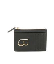 TOSCA BLU TB LOGO Tarjetero de piel con cremallera negro - Carteras Mujer - 1