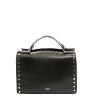 TOSCA BLU CONFETTI Bolso ba&uacute;l de piel con bandolera negro - Bolsos Mujer - 1