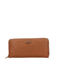 GUESS LAUREL Large Cartera con cremallera alrededor COGNAC - Carteras Mujer - 1