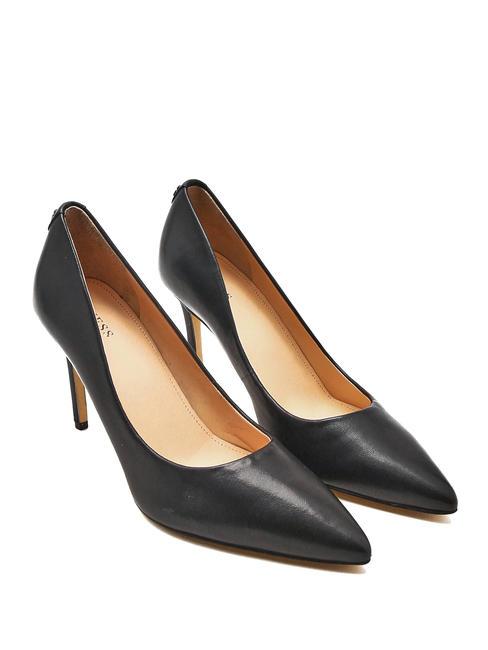 GUESS PIERA Zapatos de salón de cuero negro1 - Zapatos Mujer