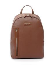 SPALDING TOURIST Mochila para PC de 15", en cuero Marr&oacute;n - Mochilas para port&aacute;til - 1