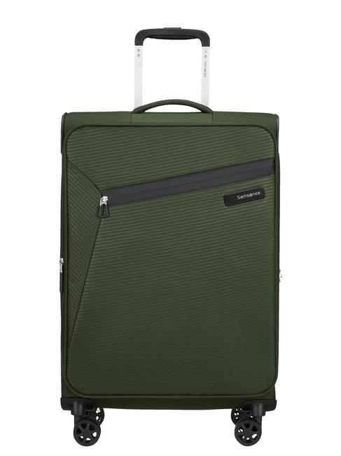 SAMSONITE LITEBEAM Trolley extensible mediano hiedra trepadora - Trolley Semirrígidos