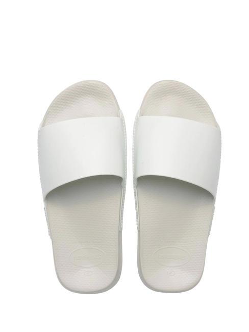 HAVAIANAS SLIDE CLASSIC Zapatillas de goma blanco - Zapatos unisex