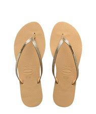 HAVAIANAS YOU GLITTER Chancletas dorado - Zapatos Mujer - 1
