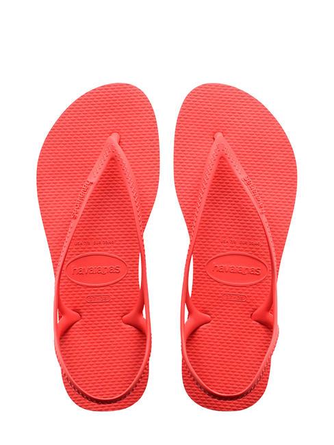 HAVAIANAS SUNNY II Sandalias de dedo con tiras salmón - Zapatos Mujer