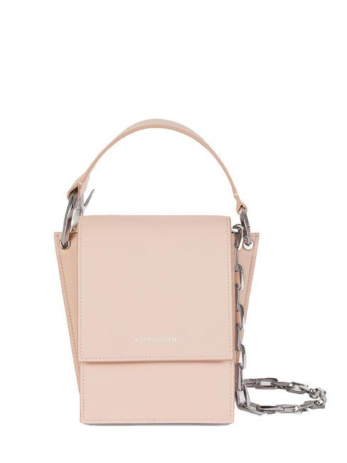 TRUSSARDI OBELIA Micro bolso de mano, con bandolera porcelana - Bolsos Mujer