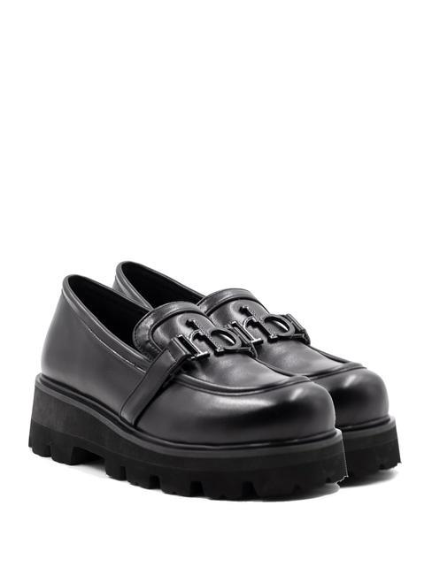 ROCCOBAROCCO RB LOGO Mocasines con plataforma negro - Zapatos Mujer